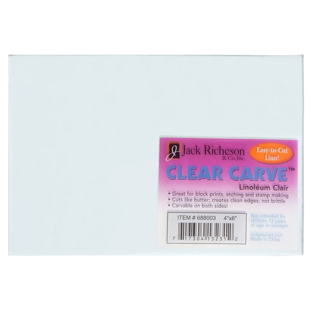 Jack Richeson, Printmaking, Art & School, Clear Carve, Linoleum, Block, 735987